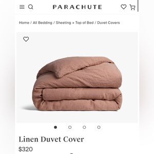 NEW Parachute Home Clay linen duvet cover - brand new still in packaging.